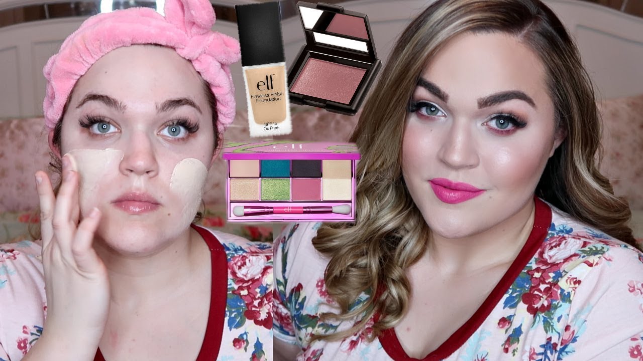 Full Face Of Affordable Drugstore Makeup Elf Spring 2018