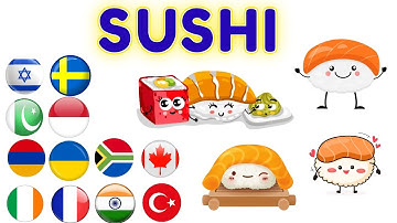 Sushi in different languages // Part II
