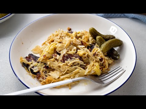 Keto Reuben Skillet Meal Low-Carb One Pan Recipe