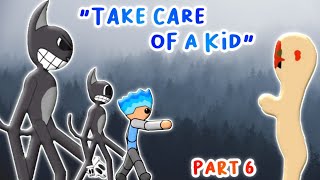 Cartoon Cat Take Care of A Kid Part 6  Trevor Henderson Animations | Drawing Cartoon 2