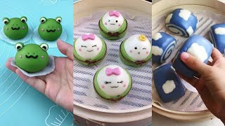 How to Make Cute Chinese Steamed Buns | Mantou Compilation | How to do bread buns #1 screenshot 3