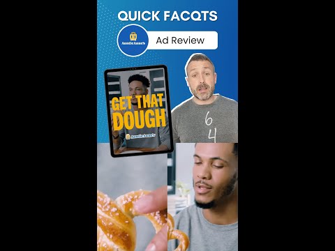 3 reasons why this ad from Auntie Anne's is pretzel perfect!