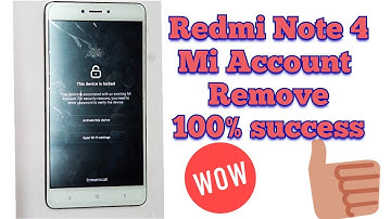 Redmi Note 4 mi account remove by UMT