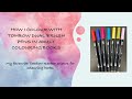 How i colour tombow markers in adult colouring booksmy favourite colours of tombow dual brush pens