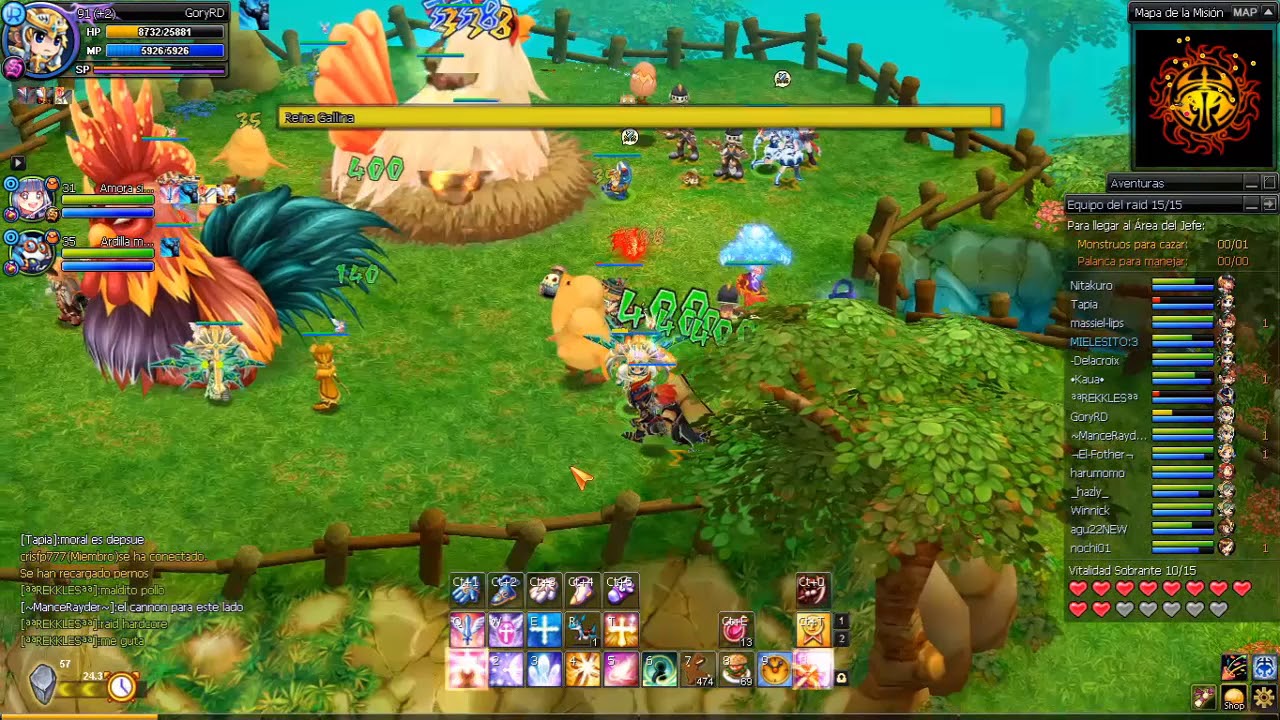 NosTaleES | HACIENDO el RAID REINA GALLINA *hardcore* 2020