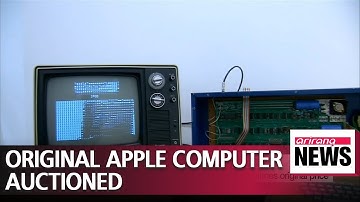 Original computer Apple-1 invented by Steve Jobs auctioned for US$ 375 thousand