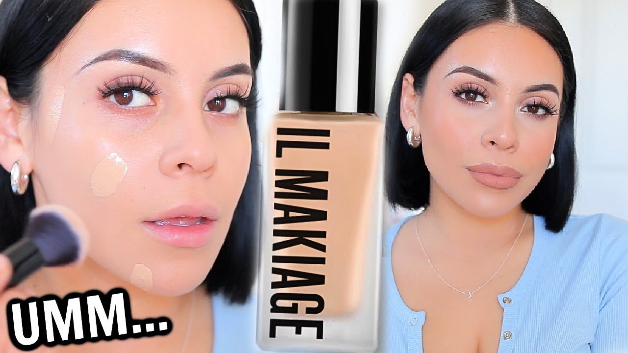 TESTING IL MAKIAGE FOUNDATION + CONCEALER! (I took the foundation quiz