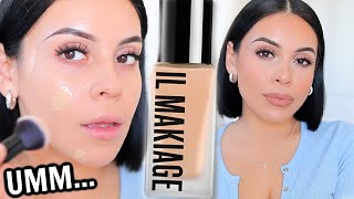 TESTING IL MAKIAGE FOUNDATION + CONCEALER! (I took the foundation quiz)
