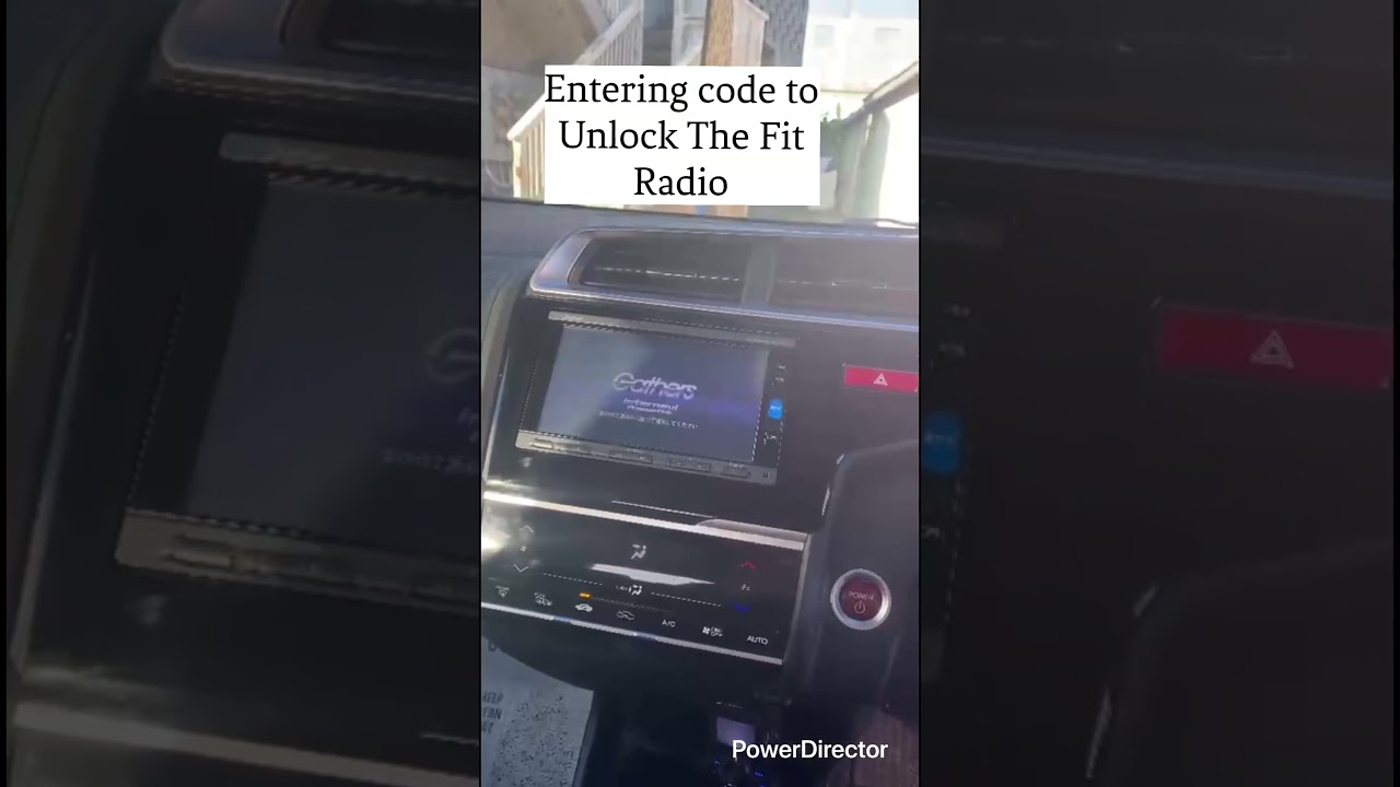 How to fix locked Honda FIT RADIO (Japanese gathers-vxm-174vfi