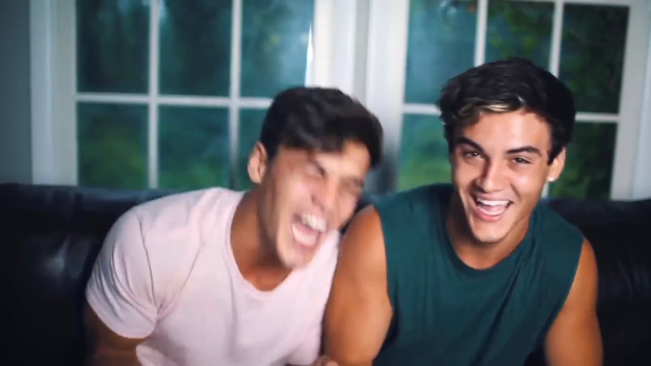 the Dolan Twins wheezing/crying of laughter for almost 11 minutes - YouTube