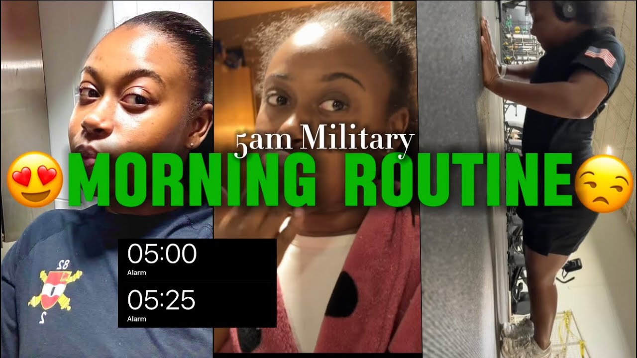 5AM MORNING Routine in the Military 🌅| Discipline & Growth - YouTube