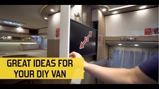 Great ideas for your DIY Van from Exhibition of campers &quot;Fiera di Parma 2020&quot;