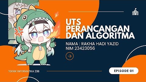 UTS PERANCANGAN DAN ANALISIS ALGORITMA - BAGIAN 1 JAWABAN No1