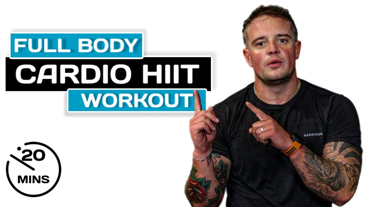 20 Minute Full Body CARDIO HIIT Workout | No Equipment - YouTube