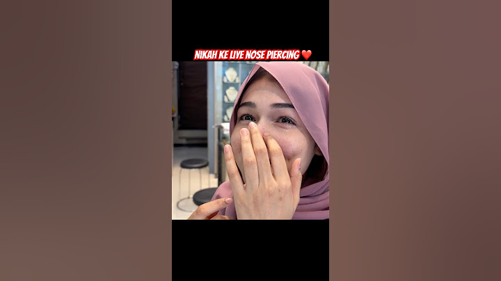 Nikah ke liye nosepiercing