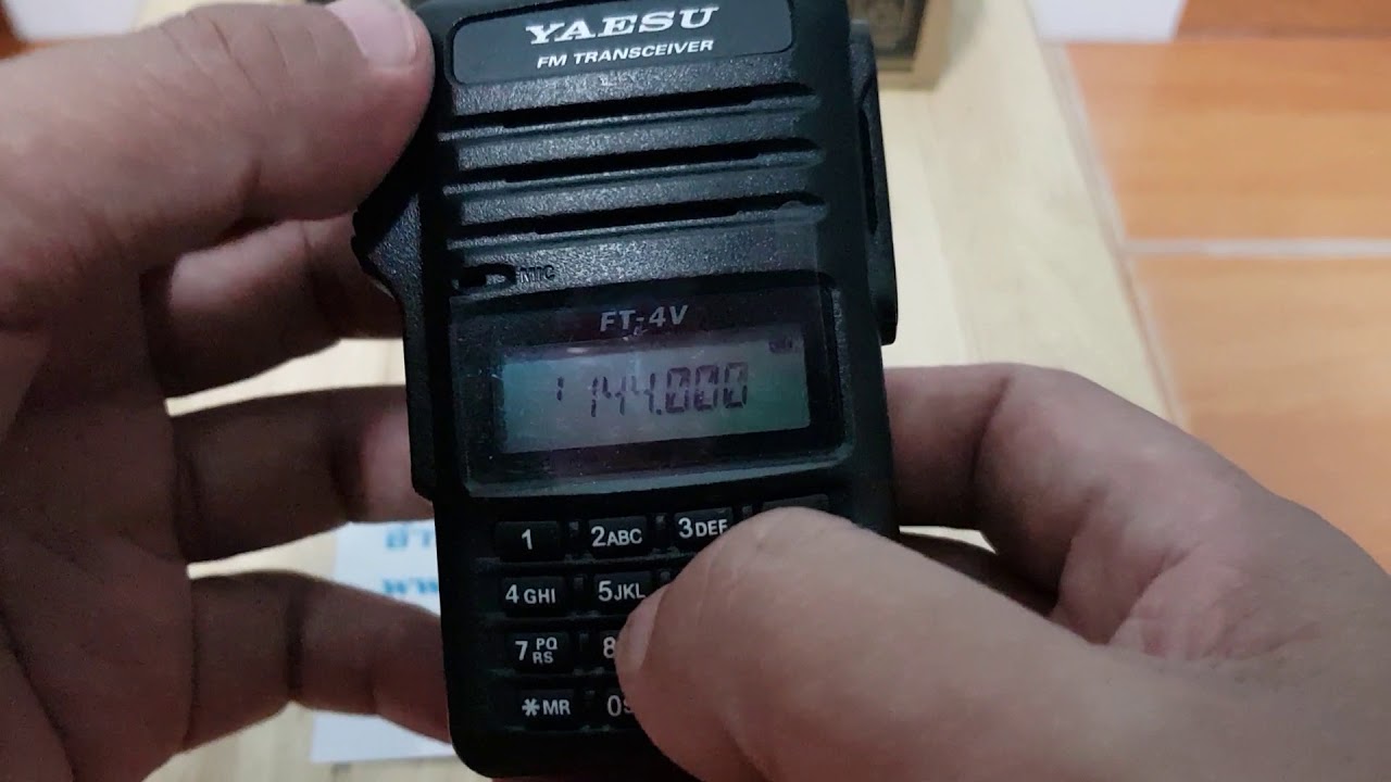 วิธีล็อคเครื่อง yeasu FT4V
