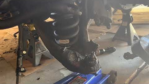 Changing springs, control arms, and shocks on a 2nd generation Firebird Trans Am. BMR and UMI