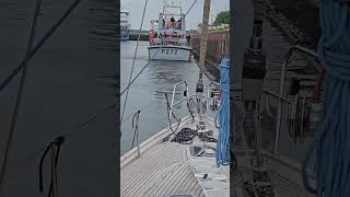 Sy Lady Windermere. Im der Schleuse Kiel Holtenau .Im Mai 2026.