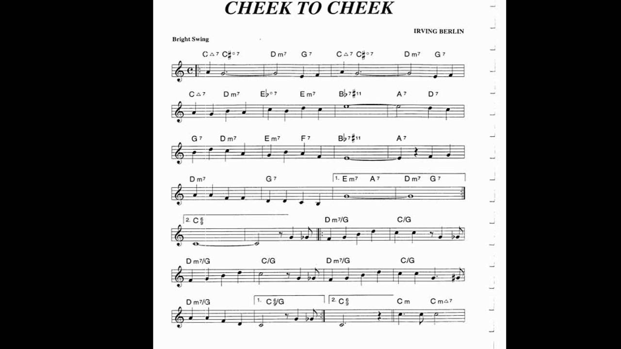 Cheek to cheek. Cheek to Cheek Ноты. Cheek to Cheek Ноты для фортепиано. Cheek to Cheek Ноты джазовых стандартов. Jazz Standards Ноты для фортепиано Cheek to Cheek.