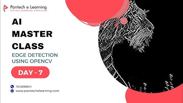 [Day 7] Edge detection using OpenCV |  pantechelearning