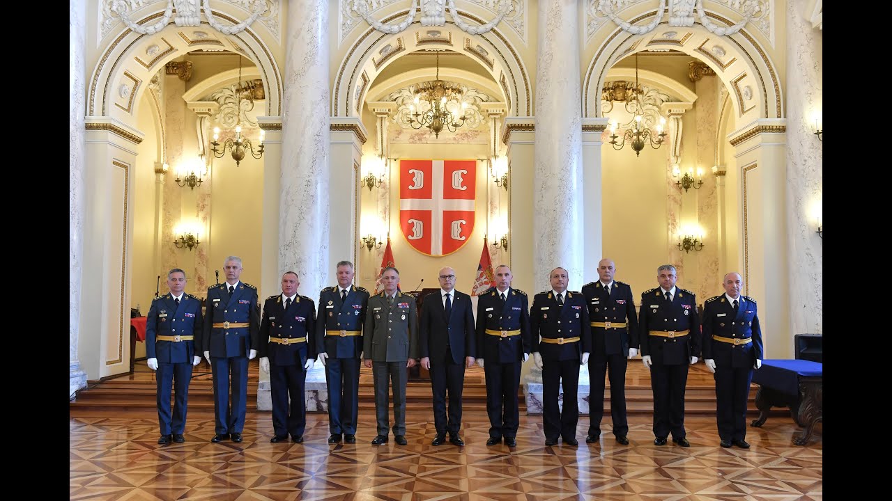Uručenje ukaza vrhovnog komandanta Vojske Srbije i predsednika Republike, 4. april 2024. godine