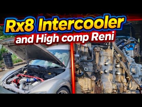 RX-8 Intercooler and Piping Setup for My Turbo Build - YouTube