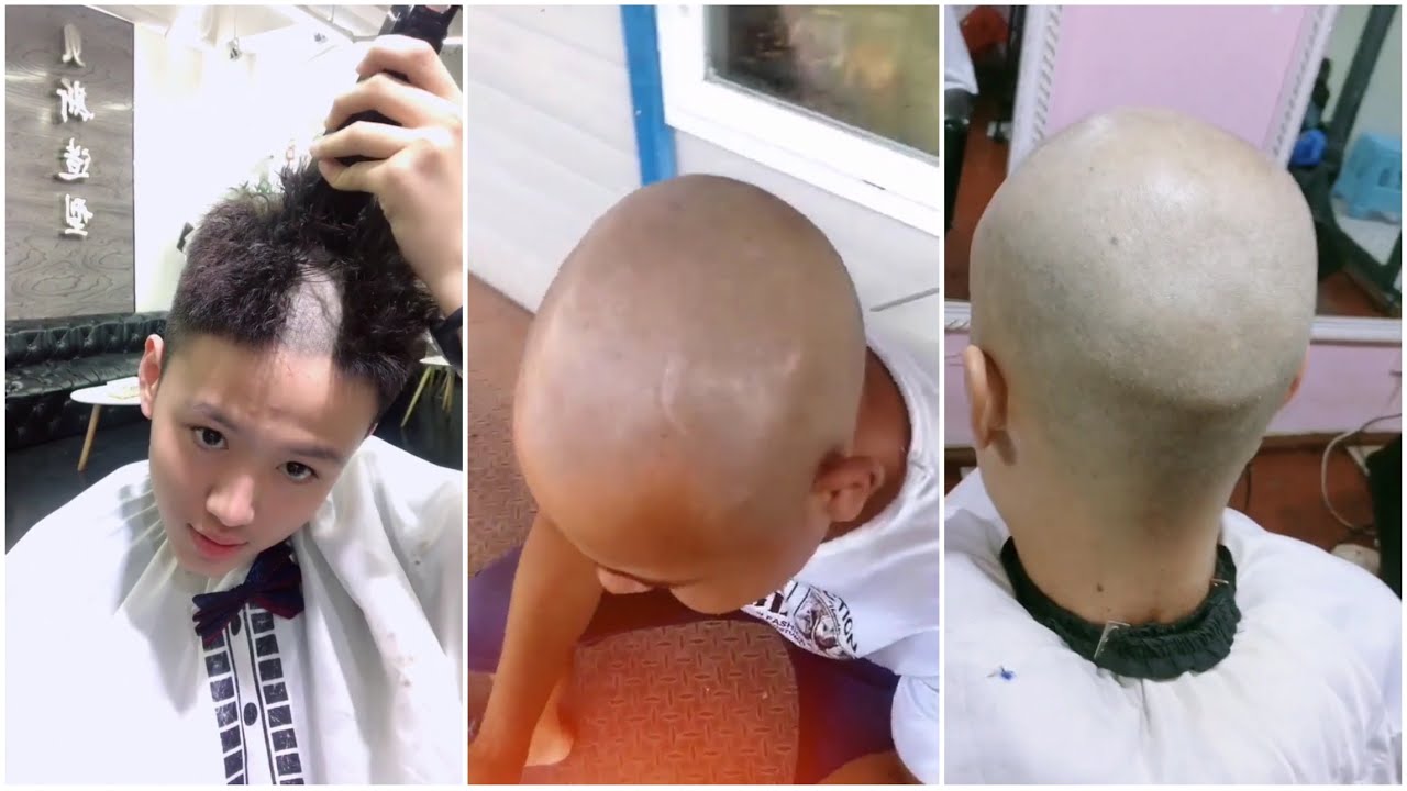 长发直接剃光头