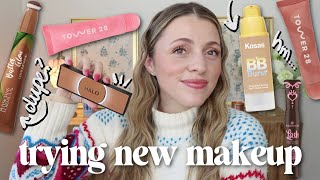NEW MAKEUP HAUL!  Trying all the viral 'dupes' and other launches...