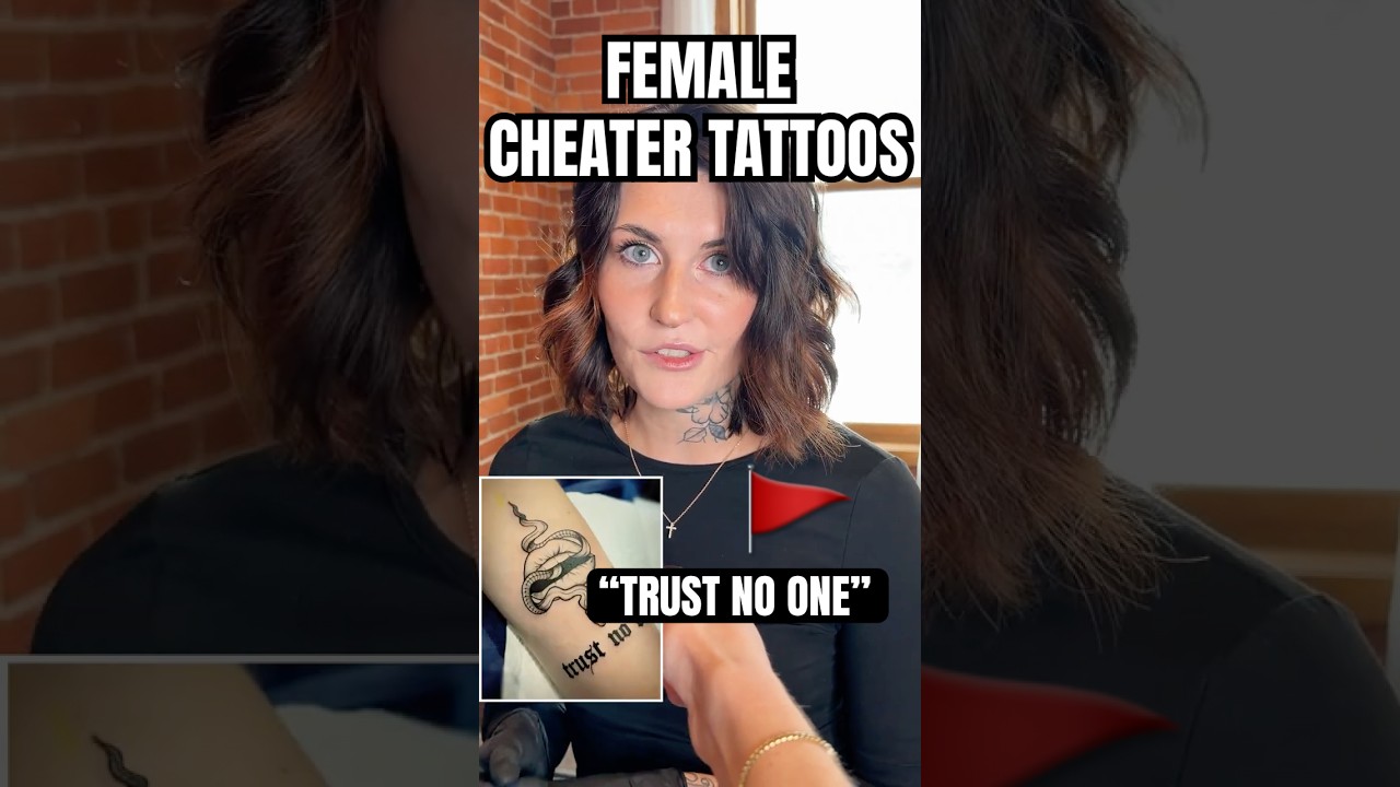 Female cheater tattoos 🚩😅 #tattoo #tattooideas #tattooartist #tattooart #tattoos #tattoolover