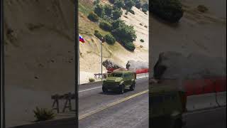 Russian Army Convoy is Going to his Border with War Goods #shorts