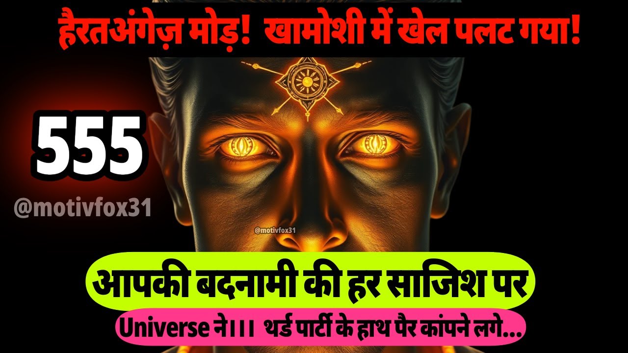 हैरतअंगेज़ मोड़! खामोशी में खेल पलट गया! आपकी बदनामी की हर साजिश पर Universe ने   🌈 universe messag