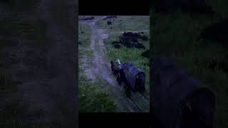 Relaxing Carriage Ride Across the Frontier | RDR2 Ambience #shortsnature  #rdr2