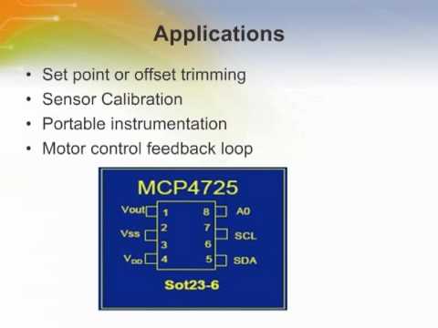 MCP4725: 12-bit DAC with Non-Volatile Memory