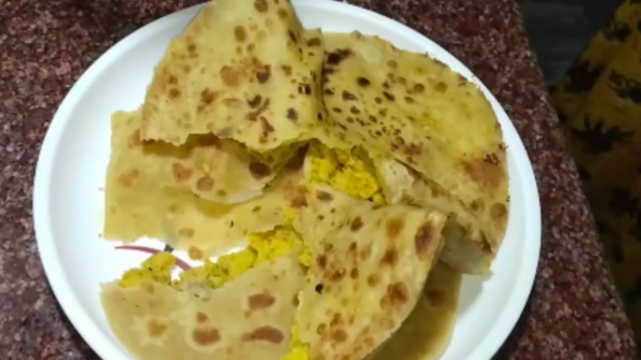 পরোটার একটা দারুন রেসিপি ছোলার ডালের পুর ভরা পরোটা