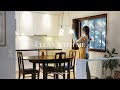 New House Clean With Me🏡🤍Cozy Kitchen | First Cleaning Day After Moving | Slow Living Vlog🧺