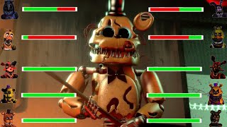 [SFM FNaF] Top 5 FNAF vs FIGHT Animations WITH Healthbars