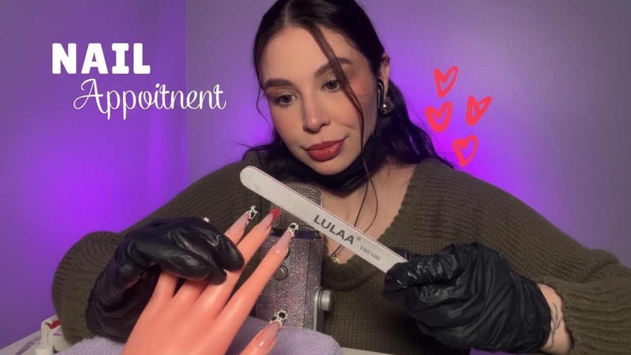 ASMR 💅 Your Manicurist Does Your Nails | RP Manicurista Realista (Sleep & Relax)