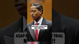 The verdict in #ASAPRocky's assault trial was just announced -- Rocky has been found not guilty.