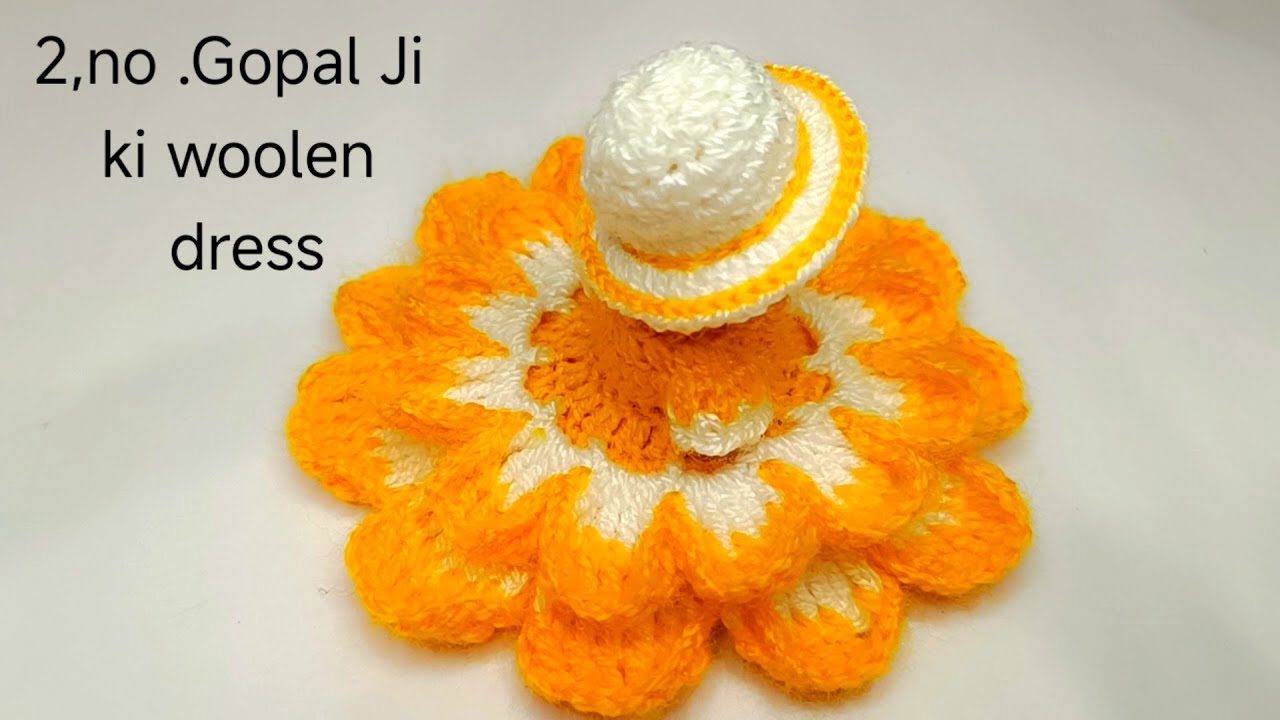 2,no. Laddu Gopal Ki Kali Wali woolen dressll  Aasan tarike se banaen Gopal ji ki sardiyon ki dress 