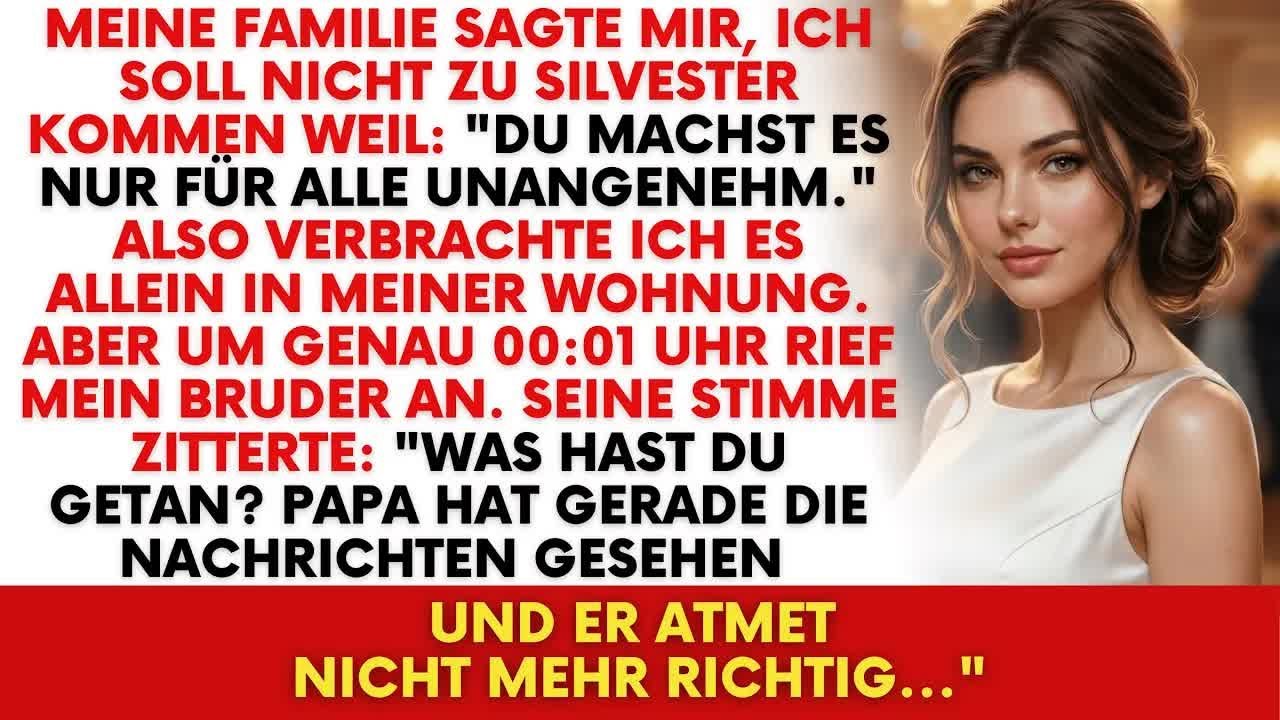 Meine Familie lud mich aus, ohne zu wissen, dass ich die Eilmeldung um Mitternacht sein würde