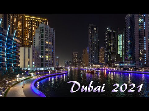 Dubai 2021: Ain Dubai, Marina, Frame, JBR Beach, Burj Khalifa, Palm Fountain, Al Fahidi, Hatta. 4K