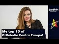 O MELODIE PENTRU EUROPA 2019 - MY TOP 10