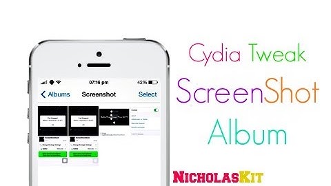 iOS 7 Cydia Tweak | ScreenShotAlbum
