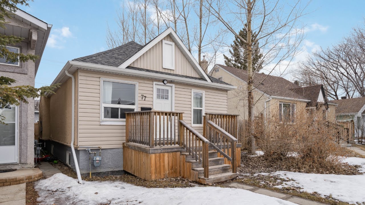 77 Harrowby Ave St. Vital Winnipeg Homes for Sale YouTube
