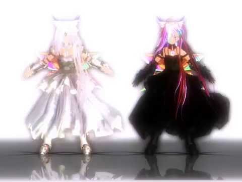 【MMD】臥龍彩麟_白金・黒金 モデルてすと。[GLIDE]：ＨＧ版_??fps