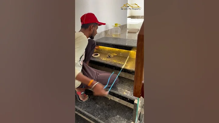 Stairs light installation #shortbeta #shortsfeed #youtube