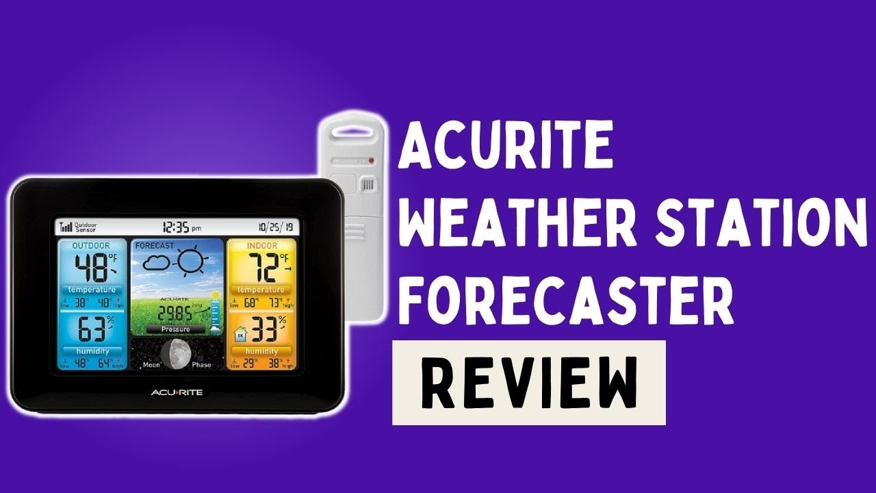 AcuRite Weather Station with Temperature and Humidity Sensor