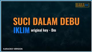 Suci Dalam Debu Karaoke  Original Key  D Minor   Iklim