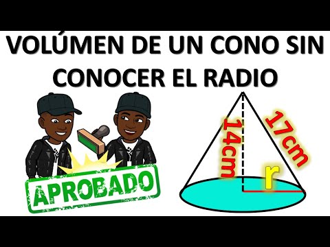 Video: Cómo Encontrar El Radio De La Base De Un Cono