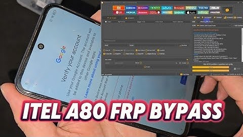 iTel A80 A671L Frp Bypass By Unlocktool